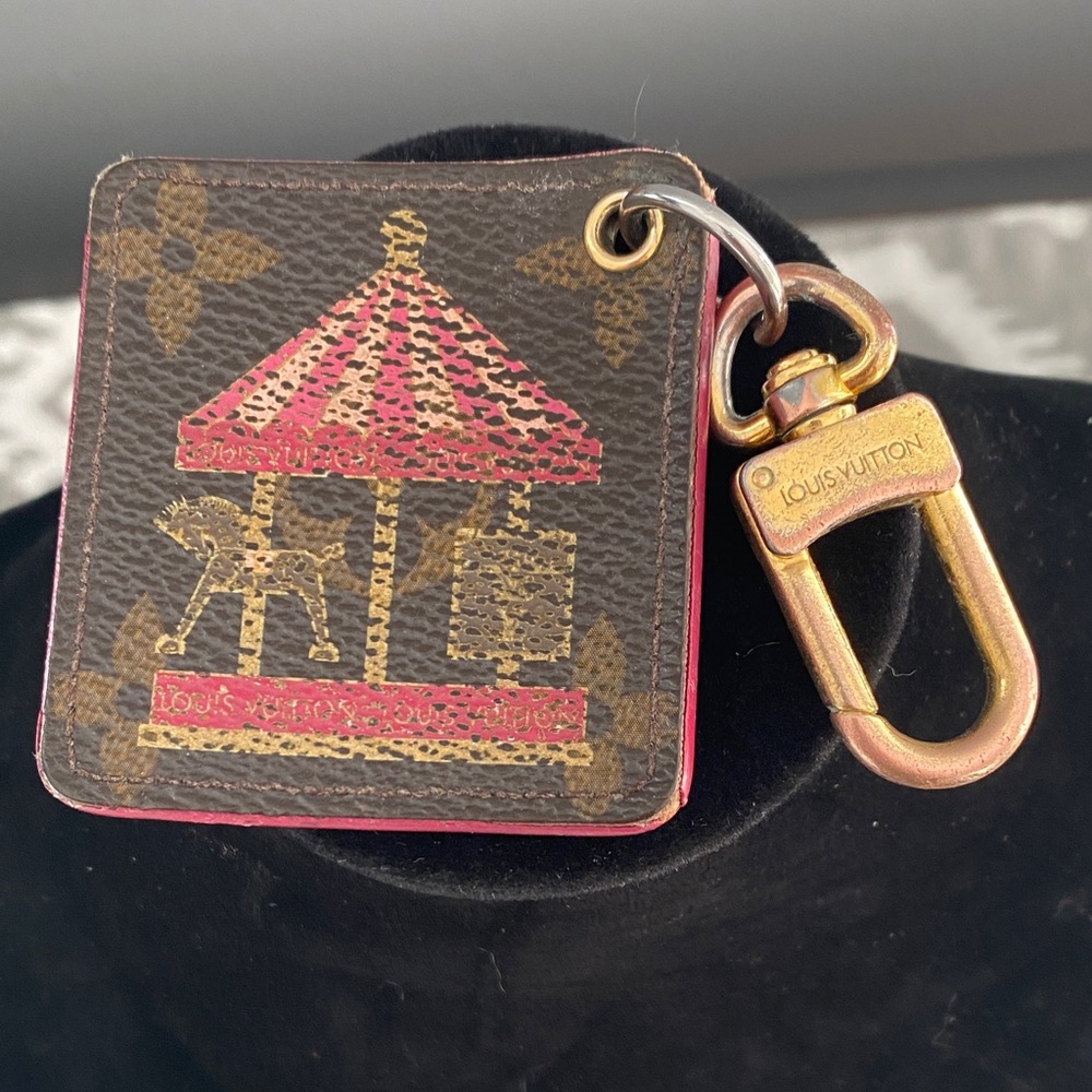 Louis Vuitton Monogram Illustre Carousel Bag Charm/Keychain with COA